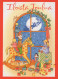 Happy New Year Christmas CHILDREN Vintage Postcard CPSM #PAZ915.A - Anno Nuovo