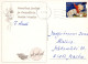 Buon Anno Natale PUPAZZO BAMBINO Vintage Cartolina CPSM #PAZ722.A - Anno Nuovo