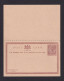 1/ 2 P. Doppel-Ganzsache (P 18) - Ungebraucht - Giamaica (...-1961)