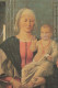 Vergine Maria Madonna Gesù Bambino Religione Vintage Cartolina CPSM #PBQ170.A - Vergine Maria E Madonne