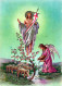 ENGEL JESUS CHRISTUS Vintage Ansichtskarte Postkarte CPSM #PBP751.A - Anges