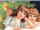 ANGELO Natale Vintage Cartolina CPSM #PBP529.A - Angeli