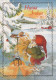 WEIHNACHTSMANN SANTA CLAUS Neujahr Weihnachten GNOME Vintage Ansichtskarte Postkarte CPSM #PBL757.A - Santa Claus
