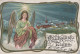 1901 ANGEL CHRISTMAS Holidays Vintage Antique Old Postcard CPA #PAG663.A - Angels