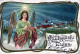 1901 ANGEL CHRISTMAS Holidays Vintage Antique Old Postcard CPA #PAG663.A - Anges
