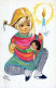ENFANTS Portrait Vintage Carte Postale CPSMPF #PKG832.A - Ritratti