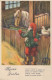 WEIHNACHTSMANN SANTA CLAUS Neujahr Weihnachten GNOME Vintage Ansichtskarte Postkarte CPSMPF #PKG523.A - Santa Claus