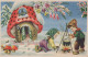 CHILDREN Scenes Landscapes Vintage Postcard CPSMPF #PKG599.A - Scenes & Landscapes