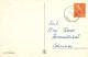 PASCUA POLLO HUEVO Vintage Tarjeta Postal CPA #PKE072.A - Ostern