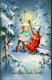 ANGEL Christmas Vintage Postcard CPSMPF #PKD760.A - Angels