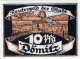 10 PFENNIG 1922 Stadt DoMITZ Mecklenburg-Schwerin UNC DEUTSCHLAND Notgeld #PI542 - [11] Local Banknote Issues