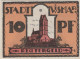 10 PFENNIG 1921 Stadt WISMAR Mecklenburg-Schwerin UNC DEUTSCHLAND Notgeld #PI873 - [11] Local Banknote Issues