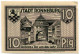10 PFENNIG 1921 Stadt RONNEBURG Thuringia DEUTSCHLAND Notgeld Papiergeld Banknote #PL940 - [11] Local Banknote Issues