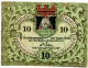 10 PFENNIG 1920 Stadt ZEULENRODA Reuss DEUTSCHLAND Notgeld Papiergeld Banknote #PL597 - Lokale Ausgaben