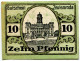 10 PFENNIG 1920 Stadt ZEULENRODA Reuss DEUTSCHLAND Notgeld Papiergeld Banknote #PL608 - Lokale Ausgaben