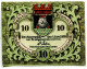 10 PFENNIG 1920 Stadt ZEULENRODA Reuss DEUTSCHLAND Notgeld Papiergeld Banknote #PL608 - [11] Emissions Locales