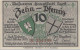 10 PFENNIG 1920 Stadt LYCK East PRUSSLAND UNC DEUTSCHLAND Notgeld Banknote #PI672 - [11] Emissions Locales