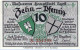 10 PFENNIG 1920 Stadt LYCK East PRUSSLAND UNC DEUTSCHLAND Notgeld Banknote #PI672 - [11] Emissions Locales