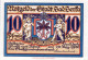 10 PFENNIG 1920 Stadt BAD BERKA Thuringia UNC DEUTSCHLAND Notgeld #PA170 - [11] Lokale Uitgaven