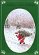 SANTA CLAUS Happy New Year Christmas Vintage Postcard CPSM #PAU606.GB - Santa Claus