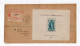 !!! LETTRE RECO DE LOME TARIF IMPRIME, AFFRANCHIE BLOC FEUILLET EXPOSITION 1937 - Lettres & Documents