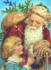 SANTA CLAUS CHILDREN CHRISTMAS Holidays Vintage Postcard CPSM #PAK919.GB - Santa Claus