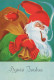 SANTA CLAUS CHRISTMAS Holidays Vintage Postcard CPSM #PAJ738.GB - Santa Claus