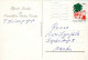 SANTA CLAUS CHRISTMAS Holidays Vintage Postcard CPSM #PAJ738.GB - Santa Claus