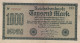 1000 MARK 1922 Stadt BERLIN DEUTSCHLAND Papiergeld Banknote #PL391 - Lokale Ausgaben