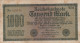 1000 MARK 1922 Stadt BERLIN DEUTSCHLAND Papiergeld Banknote #PL033 - Lokale Ausgaben