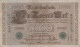 1000 MARK 1910 DEUTSCHLAND Papiergeld Banknote #PL373 - [11] Local Banknote Issues