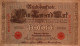 1000 MARK 1910 DEUTSCHLAND Papiergeld Banknote #PL284 - [11] Local Banknote Issues