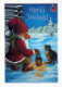 PAPÁ NOEL Feliz Año Navidad Vintage Tarjeta Postal CPSM #PAU476.ES - Santa Claus