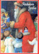 PAPÁ NOEL NIÑO NAVIDAD Fiesta Vintage Tarjeta Postal CPSM #PAK921.ES - Santa Claus