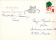PAPÁ NOEL NIÑO NAVIDAD Fiesta Vintage Tarjeta Postal CPSM #PAK227.ES - Santa Claus