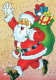 PAPÁ NOEL NAVIDAD Fiesta Vintage Tarjeta Postal CPSM #PAK841.ES - Santa Claus