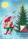 PAPÁ NOEL NAVIDAD Fiesta Vintage Tarjeta Postal CPSM #PAK081.ES - Santa Claus