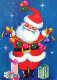 PAPÁ NOEL NAVIDAD Fiesta Vintage Tarjeta Postal CPSM #PAJ598.ES - Santa Claus