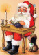 PAPÁ NOEL NAVIDAD Fiesta Vintage Tarjeta Postal CPSMPF #PAJ397.ES - Santa Claus
