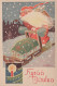 SANTA CLAUS Happy New Year Christmas Vintage Postcard CPSMPF #PKG345.GB - Santa Claus