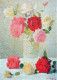 FLOWERS Vintage Postcard CPSM #PBZ084.GB - Flores