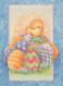EASTER CHICKEN Vintage Postcard CPSM #PBO984.GB - Easter