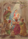 Virgen Mary Madonna Baby JESUS Christmas Religion Vintage Postcard CPSM #PBB836.GB - Vergine Maria E Madonne