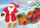 SANTA CLAUS Happy New Year Christmas Vintage Postcard CPSM #PBB053.GB - Santa Claus