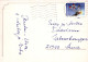 Bonne Année Noël BOUGIE Vintage Carte Postale CPSM #PAT699.FR - New Year