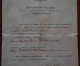 RARE CERTIFICAT ORIGINAL D’ORDINATION D’UN DIACRE. ÉVÈQUE DE NANTES, MGR. VILLEPELET. 1943. RELIGION - Documents Historiques