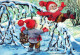PÈRE NOËL ENFANT NOËL Fêtes Voeux Vintage Carte Postale CPSM #PAK990.FR - Santa Claus