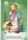 ANGE NOËL Vintage Carte Postale CPSM #PAJ015.FR - Anges