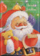 PÈRE NOËL NOËL Fêtes Voeux Vintage Carte Postale CPSM #PAJ807.FR - Santa Claus