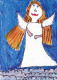 ANGE NOËL Vintage Carte Postale CPSM #PAH518.FR - Angels